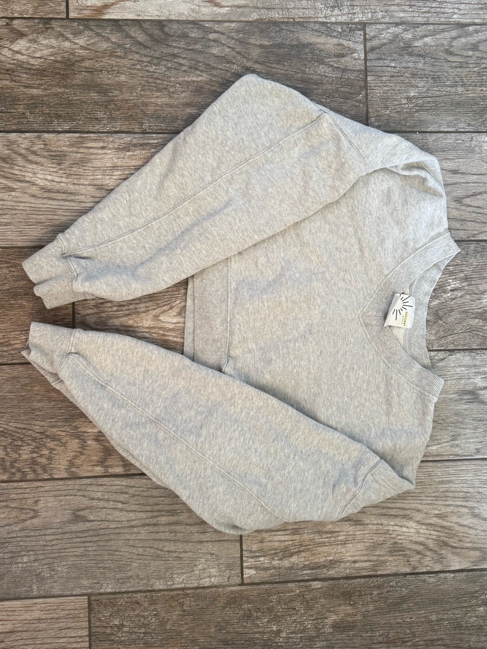 aerie Heather Gray Pullover Sweatshirt